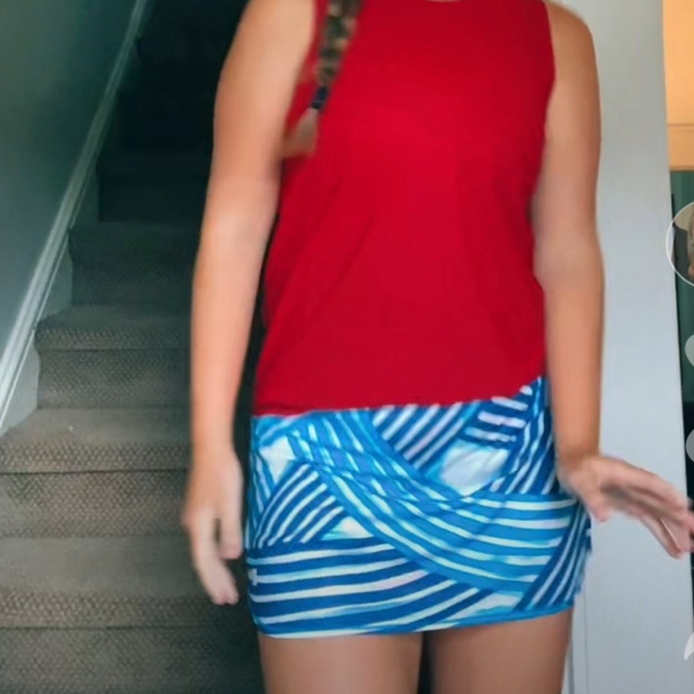 Blue Wilson tennis skirt!!!